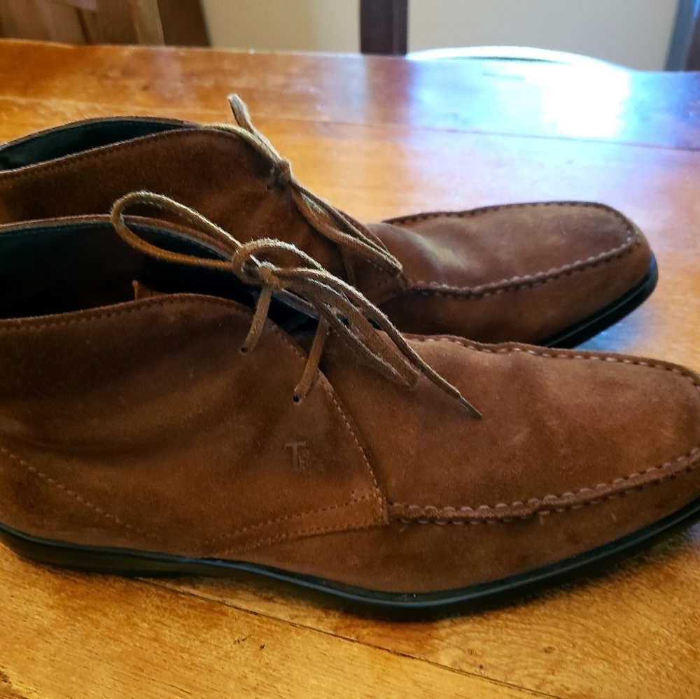Mens Tods suede luxury boots